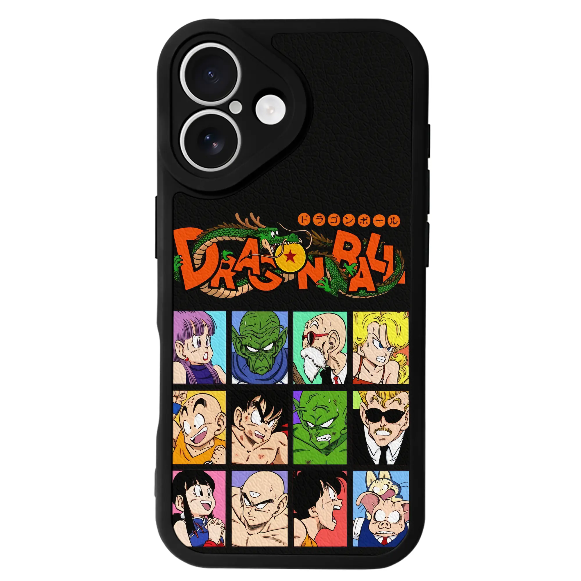 ドラゴンボール グッズクリリン - IPhone 16シリーズ対応 ・ シリコンスマホケース ・ レザー調 ・ 高精度フィット ・ 耐衝撃 ・ ワイヤレス充電対応 ・ 精密カット